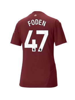 Billige Manchester City Phil Foden #47 Tredjedrakt Dame 2024-25 Kortermet